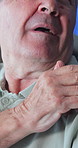 Old man, trust and holding hands with nurse in nursing home, support or connection healthcare worker. Caregiver, help and bonding with senior person, homecare and comfort for patient and elderly care