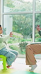 Learning, office and woman with child for sign language, communication and development. Speech therapy, session and teacher with hand gesture, education and teaching girl for conversation skills