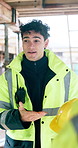 Man, helmet and conversation on construction site for team, compliance or property development. Civil inspector, architect group or hardhat for safety protocol, update planning or project feedback