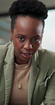 Business, talking and training with black woman in office for assistance, feedback or support. Conversation, management and teaching with supervisor in workplace for review or upskill development