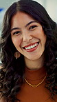 Pride, face or woman in office with smile, advertisement career or ambition in business growth. Confidence, happy or brand planner with portrait, campaign expert or about us in marketing industry.