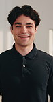 Laugh, realtor and face of business man in office with pride, happy and ambition for rental agency. Portrait, professional and person with smile for property development, real estate and about us