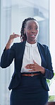 Finance, meeting and business woman with brainstorming in office for review of information. Explanation, conversation and presentation with financial employee for discussion, feedback or report