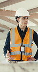 Engineer, team and men with blueprint, talking and planning for property development with paperwork. Civil engineering, collaboration and people with documents, ideas and conversation in building