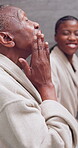 Woman, skincare and senior mother happy for self care in home bathroom with love and beauty. Black family, pamper and cream in house with affection, glow or quality time together for wellness