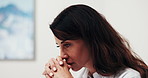 Business, woman and thinking with doubt in office for company decision or job opportunity. Female person, contemplating or employee with thought for career deadline, schedule or option in workplace