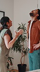Stress, couple and upset at house for argument, disagreement and dispute for cheating blame. Angry, people and jealous partner in home with marriage conflict, affair accusation and toxic relationship